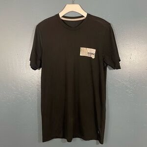 Volcom Men’s Black Logo Graphic Print Short Sleeve Tee Size